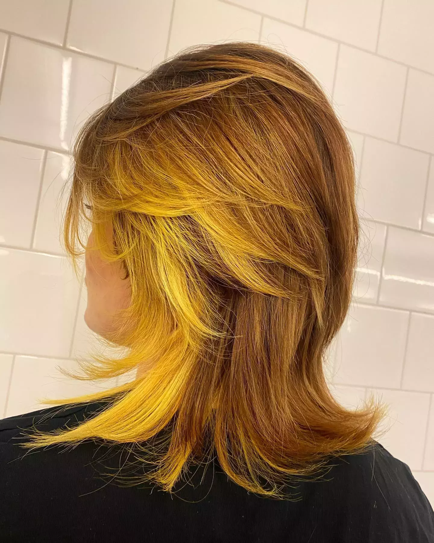 Yellow Accents On Natural Layers