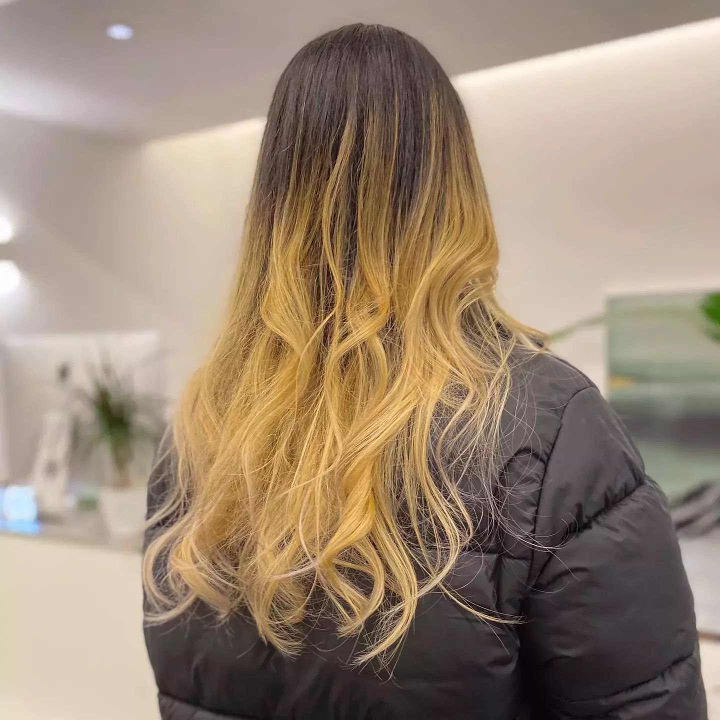 Yellow Glow Ombre