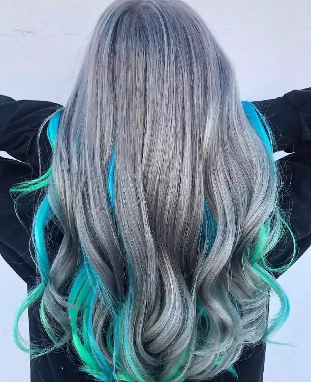 Aqua On Silver