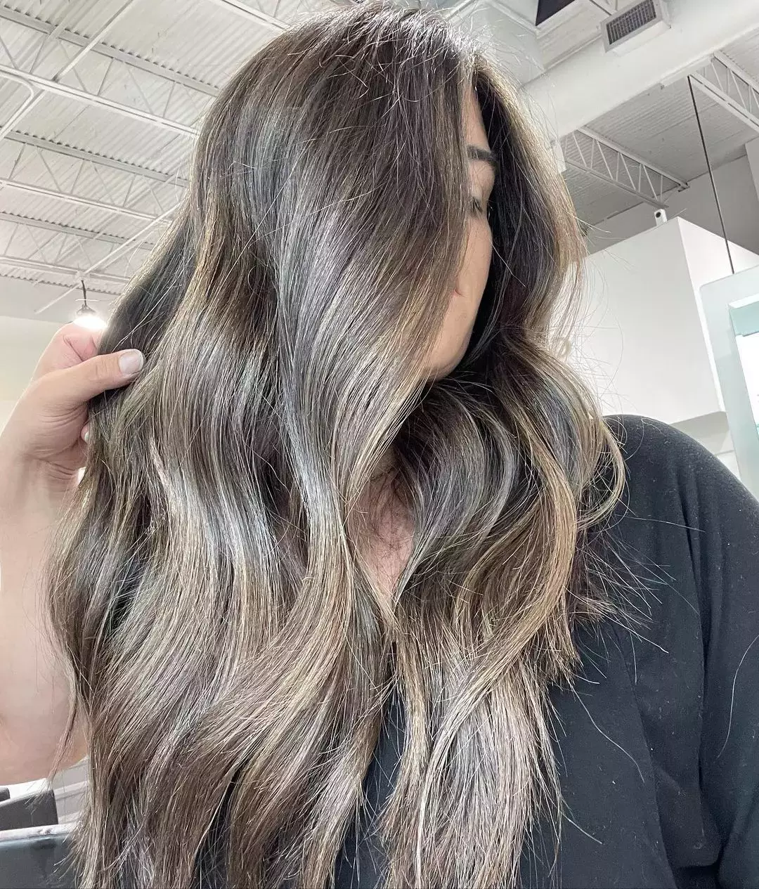 Ashy Brown Balayage