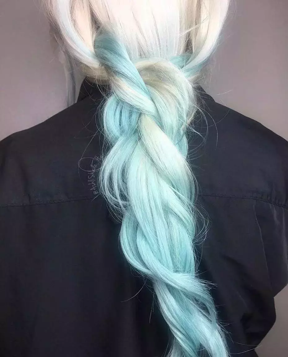 Icy Blue On Blonde