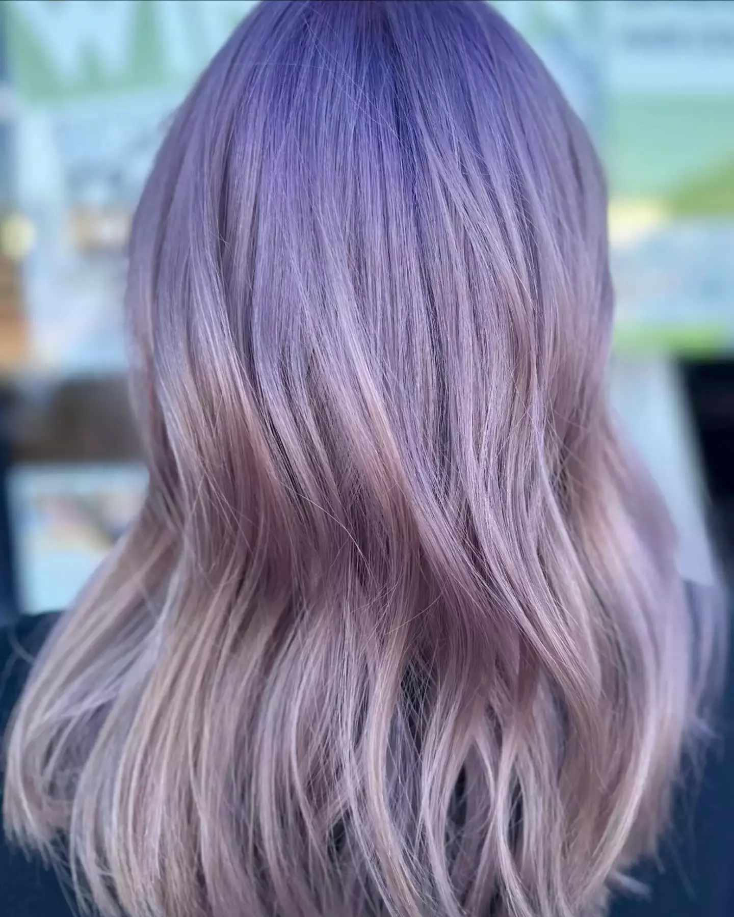 Muted Lavender Balayage