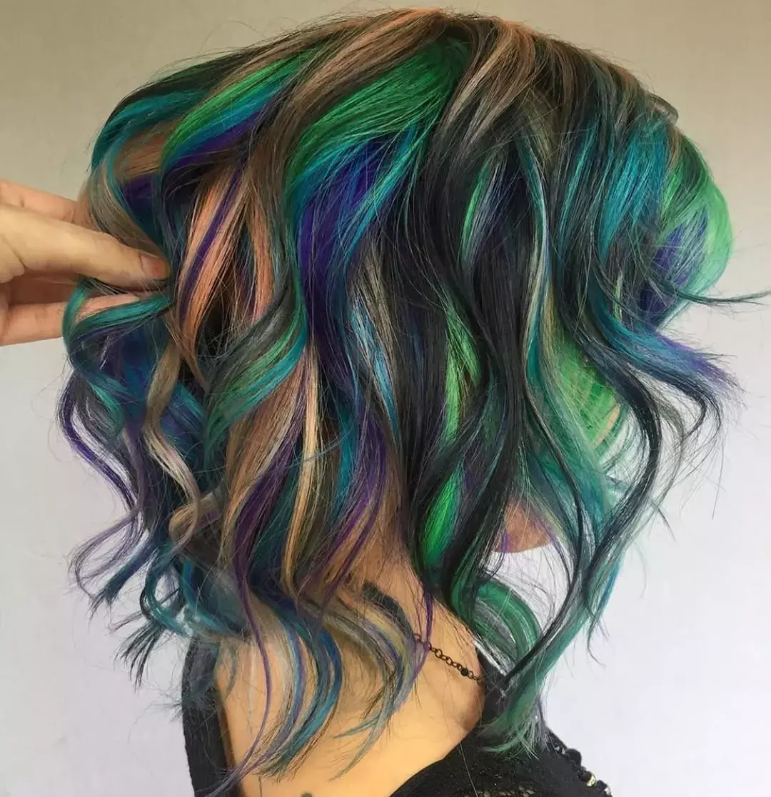 Peacock Hair