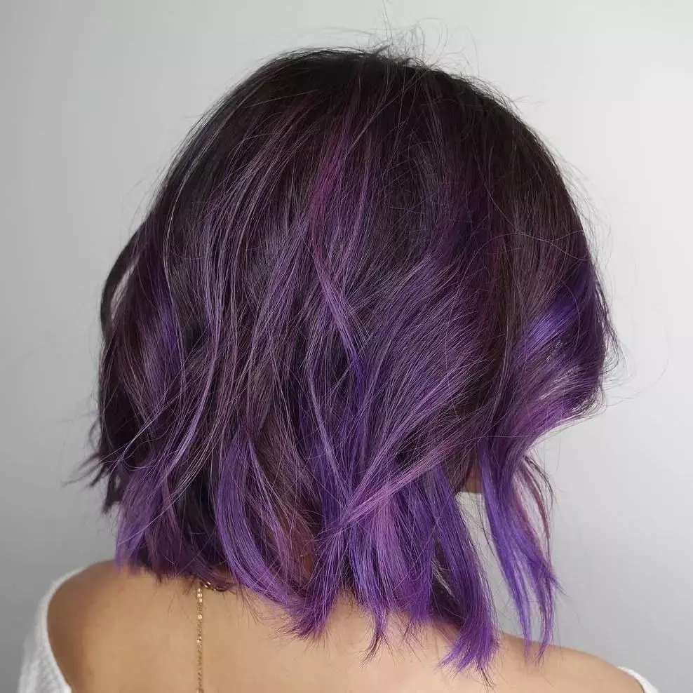 Purple Balayage