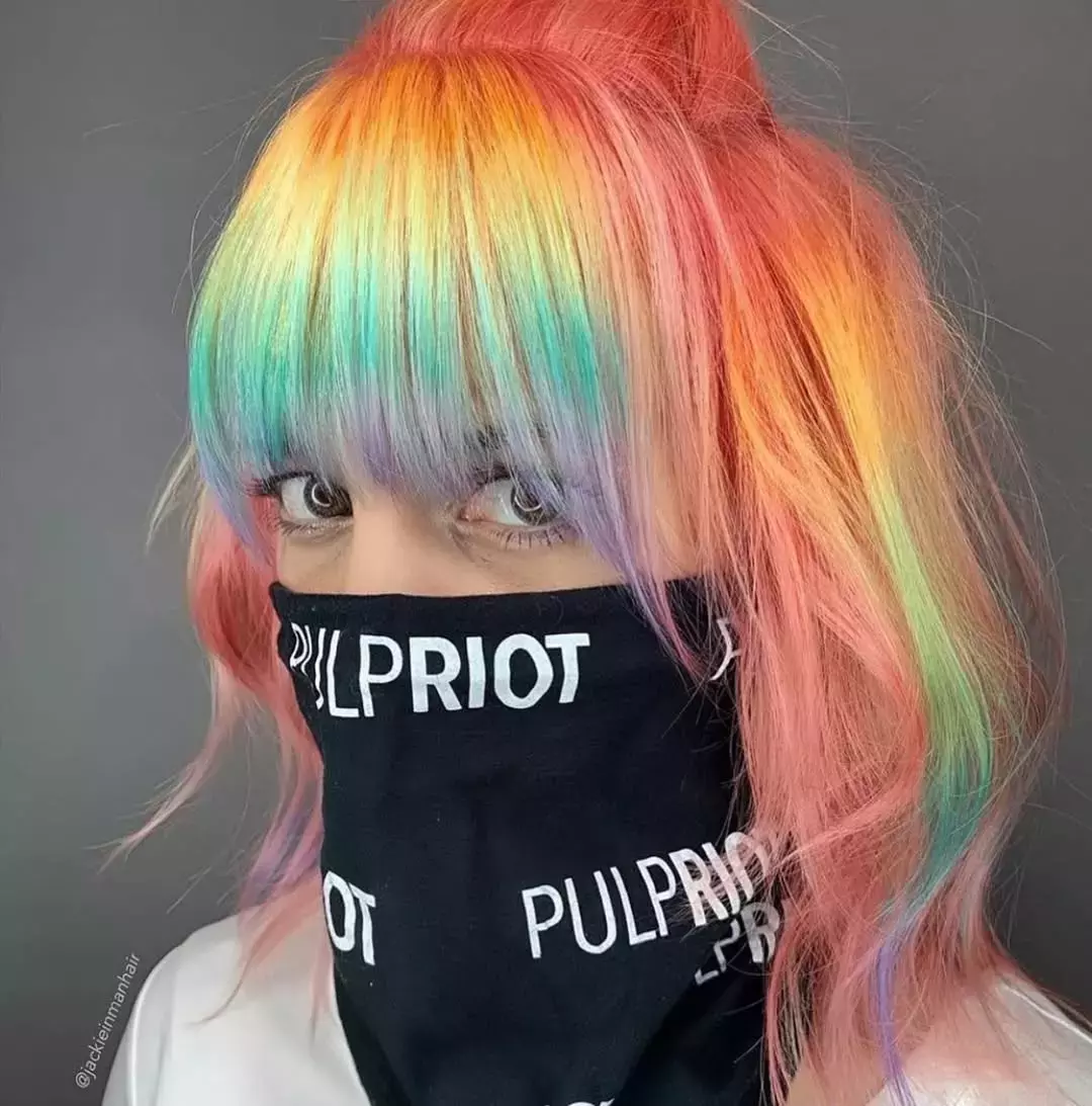 Rainbow Bangs