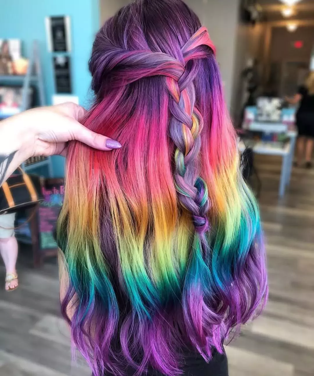 Rainbow Braids