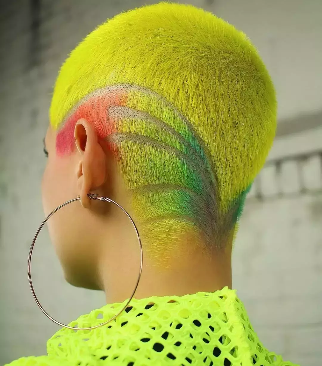 Rainbow Hair Tattoo