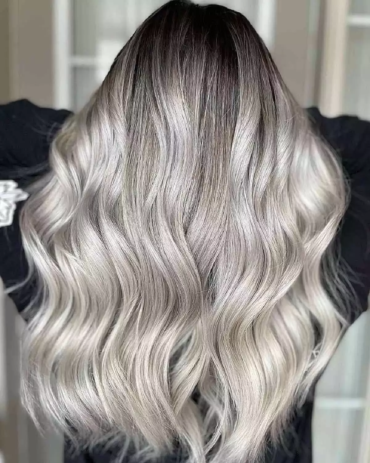 Silky Silver Waves