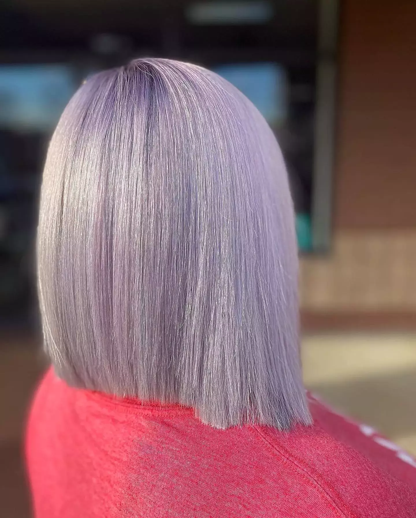 Sleek Lavender Bob