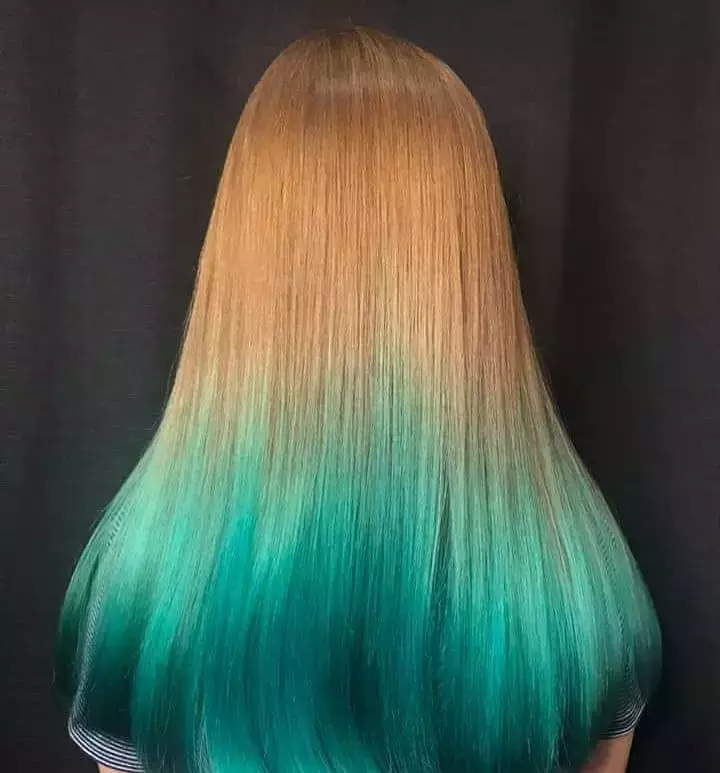 Teal Ombre